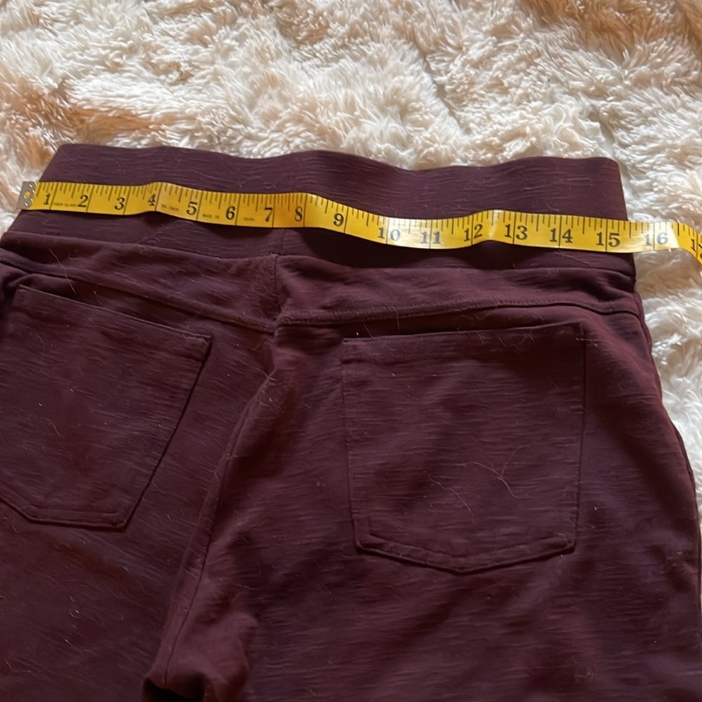 Matty M Maroon & Black Heathered Stretch Pants - Size M​ - Picture 8 of 9